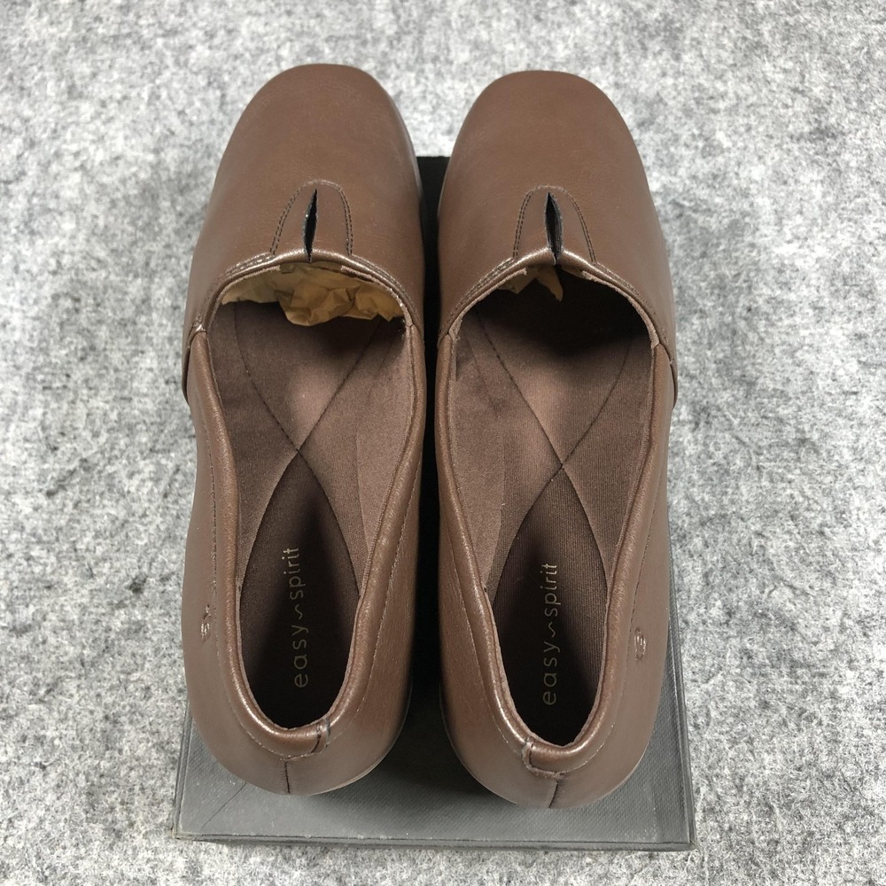 Easy Spirit Searlie 3 Shoes Womens 9 Brown Slip On Comfort Casual Flats - Picture 10 of 16